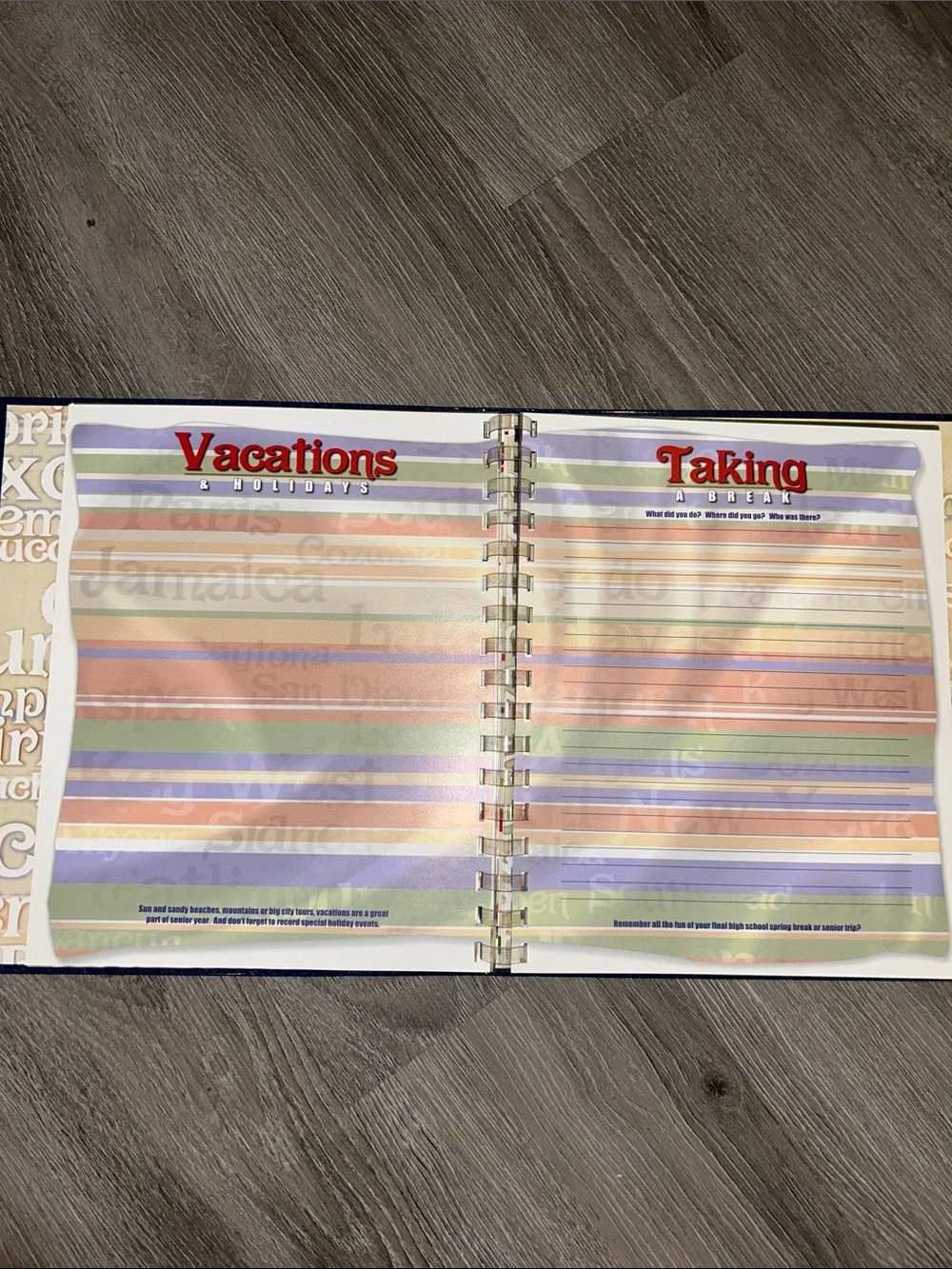 NEW- Senior Year Memory Book